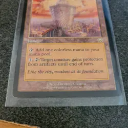 MTG - Tower of the Magistrate - Mercadian Masques Set (Rare/Land) 1993-1999 - Image 3