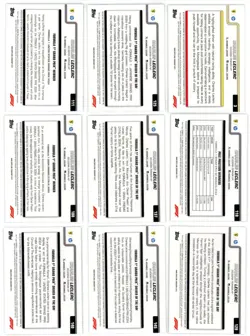 2025 Topps Chrome F1 Charles Leclerc Lot of 9 Cards Ferrari Grand Prix Winners - Image 2