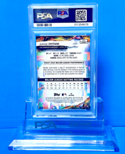 Shohei Ohtani PSA Graded Gem Mint 10 ! 2024 Topps Finest #100 ⚾ - Image 2