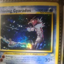 2001 Pokemon Neo Revelation 1st Edition Shining Gyarados Holo R #65 BGS 9 - Image 1