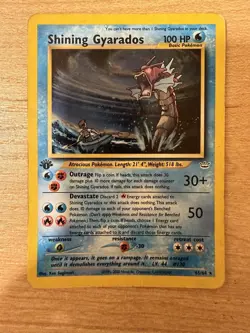 2001 POKEMON NEO REVELATION 1ST EDITION #65 SHINING GYARADOS-HOLO - Image 1
