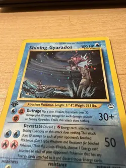 2001 POKEMON NEO REVELATION 1ST EDITION #65 SHINING GYARADOS-HOLO - Image 2