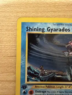 2001 POKEMON NEO REVELATION 1ST EDITION #65 SHINING GYARADOS-HOLO - Image 3