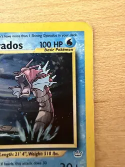 2001 POKEMON NEO REVELATION 1ST EDITION #65 SHINING GYARADOS-HOLO - Image 4