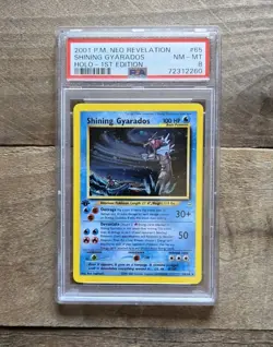 PSA 8 - 2001 Pokemon Neo Revelation 1st Edition Shining Gyarados Holo #65/64 - Image 1