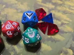 MTG Spindown Dice - D20 Dice - Magic The Gathering Bulk Spindown Lot Plus D4s - Image 3