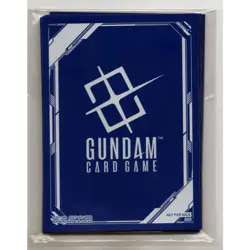 Gundam Card Game Blue Logo Official Sleeves - 10 Count Resource Promo - Image 1