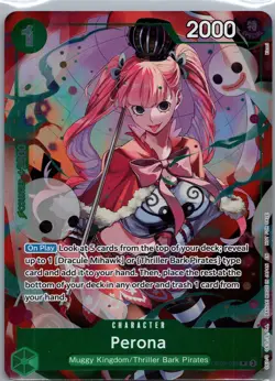 One Piece Card Game Perona Extra Booster: One Piece Heroines Edition OP09-034... - Image 1