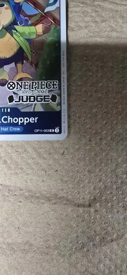 One Piece Card Game Tony Tony Chopper OP11-053 UC Judge Pack Foil Promo - Image 2