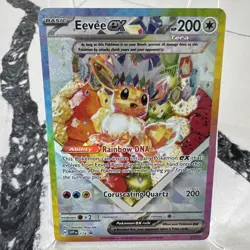 Pokemon TCG Eevee EX 174 Prismatic Evolutions Black Star Promo Card - Image 1