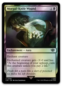 Morgul-Knife Wound #98 (Foil) (NM) Lord of the Rings LTR Magic MTG - Image 1
