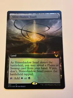 Shineshadow Snarl (Extended Art) Foil R Strixhaven: School of Mages 364 NM - Image 1