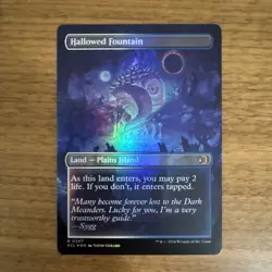 Foil Hallowed Fountain (Borderless) - 347 - MP - Lorwyn Eclipsed - Image 4