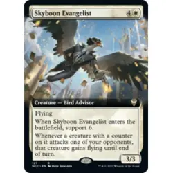 Skyboon Evangelist (extended Art) X4 M/NM MTG Streets Of New Capenna: Commander - Image 1