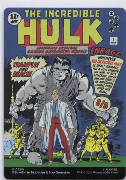 Marvel Super Heroes #390 Bruce Banner (Borderless) (0390) Foil - Image 1