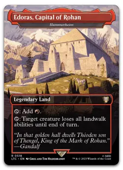 Edoras, Capital of Rohan - Hammerheim (Borderless) #518 NM Lord of the Rings - Image 1