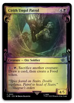 Cirith Ungol Patrol (Showcase Scrolls) #531 (Foil) NM Lord of the Rings - Image 1