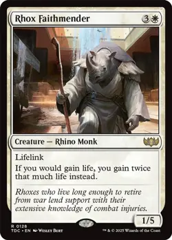 Rhox Faithmender [Commander: Tarkir: Dragonstorm - 128] NM - Image 1