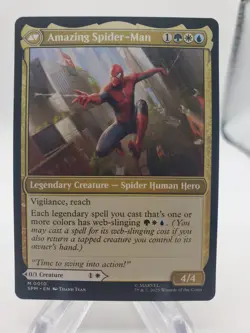 MTG Peter Parker Amazing Spider-Man Mythic M 0010 SPM Marvel's Spider-Man NM - Image 2