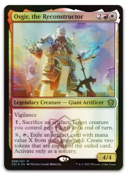 Osgir, the Reconstructor #8 (Foil) (NM) Commander 2021 C21 Magic MTG - Image 1