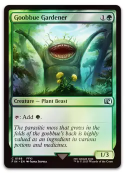 Goobbue Gardener #188 (Foil) (NM) Final Fantasy FIN Magic MTG - Image 1