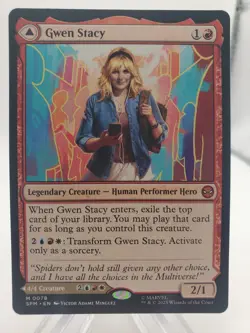 MTG Gwen Stacy/Ghost-Spider (0078) *Non-Foil* Base Mythic Spider-Man SPM NM/MT - Image 2