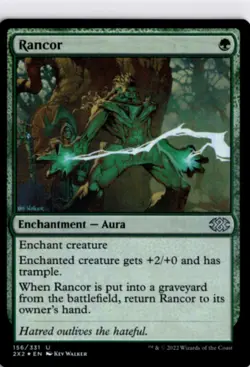 MTG 2X2 *Foil Rancor 156 U NM Double Masters 2022 - Image 1