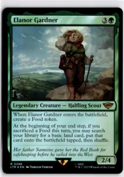 MTG LTR *Foil Elanor Gardner 286 R NM Lord of The Rings Magic - Image 1