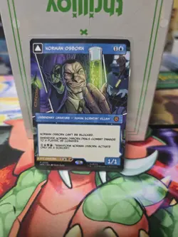 Norman Osborn (Borderless) - 0220 - Marvel's Spider-Man MTG NM/M SHIPS NOW - Image 1