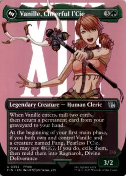 MTG FIN *Non-Foil Vanille, Cheerful l'Cie (Borderless) 392 U NM FINAL FANTASY - Image 1