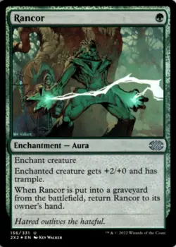 MTG 2X2 *Foil Rancor 156 U NM Double Masters 2022 - Image 1