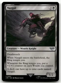 Nazgul (0337) #337 (NM) Lord of the Rings LTR Magic MTG - Image 1