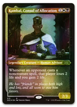Kambal, Consul of Allocation (Foil Etched) #513 NM Double Masters 2022 Magic MTG - Image 1