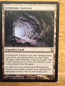 MTG Gemstone Caverns Time Spiral NM - Image 1