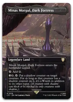 Minas Morgul, Dark Fortress (Borderless) #514 NM Lord of the Rings LTC Magic MTG - Image 1