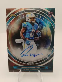 2025 Topps Chrome Cosmic Equinox Autograph Rookie Omarion Hampton 97/99 - Image 1