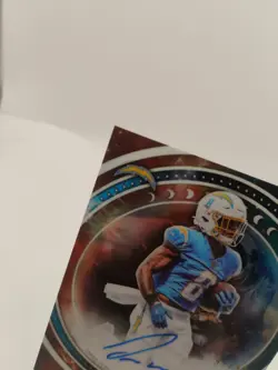 2025 Topps Chrome Cosmic Equinox Autograph Rookie Omarion Hampton 97/99 - Image 3