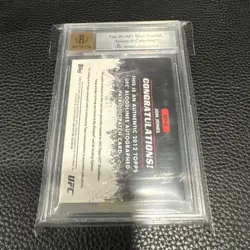 2012 Topps UFC Bloodlines Jon Jones Patriotic Patch Auto /99 Rare - Image 2