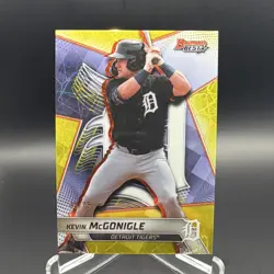 Topps 2025 Bowman's Best Kevin McGonigle TP-28 Detroit Tigers Serial /75 - Image 1