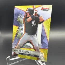 Topps 2025 Bowman's Best Kevin McGonigle TP-28 Detroit Tigers Serial /75 - Image 3