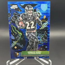Topps Cosmic Chrome 2025 Derrick Henry #8 Baltimore Ravens Serial Numbered /99 - Image 1