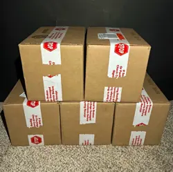 Pokemon TCG Triple Whammy Tin Case (6 Sealed Tins) - Image 1