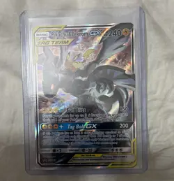 Pokemon TCG Pikachu & Zekrom GX TAG TEAM GX Holo Ultra Rare 33/181 240 HP - Image 1