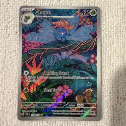 Gloom 198/197 Illustration Rare Obsidian Flames Pokemon Holo Near Mint - Image 1
