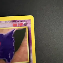 Gengar 20/62 1st Edition Pokemon Card TCG 1999 Non Holo Fossil - Image 4