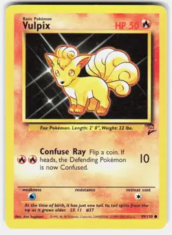 Pokemon tcg Base Set 2 Vulpix Lightly played - Image 1