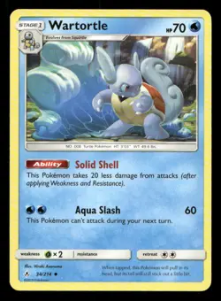 Wartortle 34/214 Unbroken Bonds NM/M Pokemon - Image 1