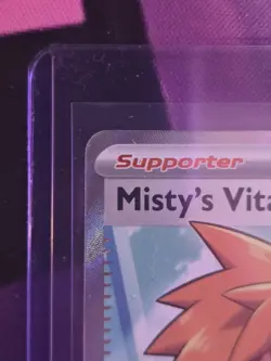 Nintendo Misty's Vitality 111/084 Full Art Holo Rare PBL EN Pokemon TCG 2026 - Image 2