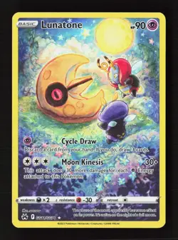 Lunatone GG11/GG70 Holo Crown Zenith Galarian Gallery Pokemon NM - Image 1