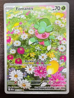 Fomantis IR 085/084 | Pitch Black | Pokemon TCG Illustration Rare Near Mint - Image 1
